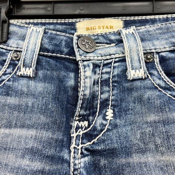 Big Star Women's Jenae Skinny Size 26L Light Stone Wash Hidden Logo Pocket - Picture 7 of 16